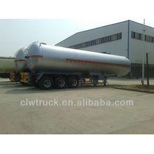 Hot sale 58.8M3 tri axle trailer sale in Peru,3 axles lpg gas trailer